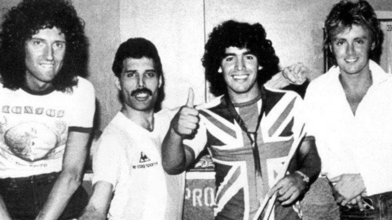 Queen y el emotivo homenaje a Diego Maradona: "Descansa en paz leyenda del fútbol"