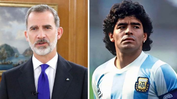 Tristeza: Felipe VI envió una carta al Presidente de Argentina por el fallecimiento de Diego Maradona