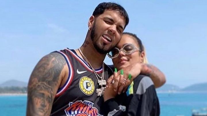 Imperdible: así fue el reencuentro entre Anuel AA y Karol G