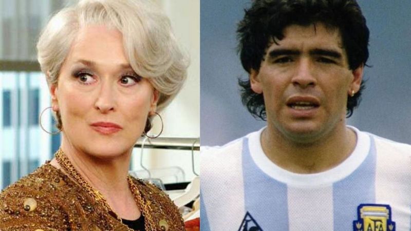 El hilo de Twitter de Maradona y Meryl Streep que hizo estallar los memes