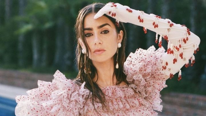 Pura elegancia: el vestido de Lily Collins que deslumbró a todos