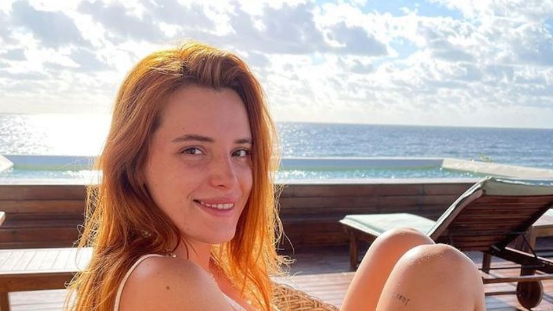 Derritió la nieve: la foto de Bella Thorne en bikini que cautivó a todos