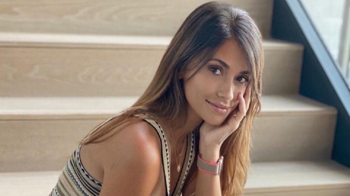 Con el top más ajustado de todos: la foto de Antonella Roccuzzo, esposa de Messi, que es furor en la red