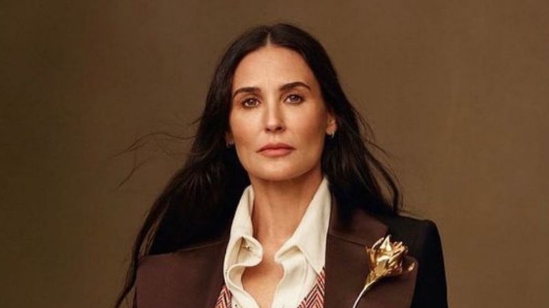 ¿Qué se hizo? Lluvia de memes por los nuevos pómulos de Demi Moore