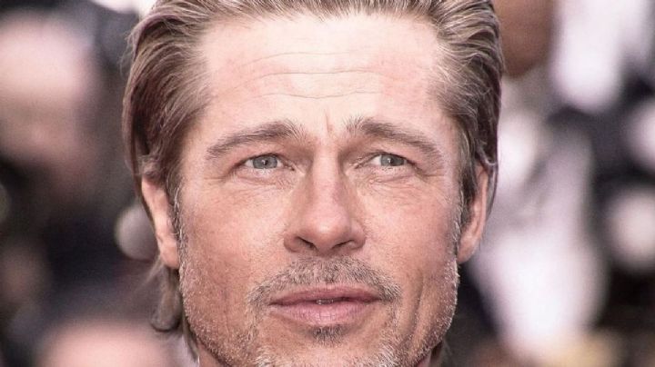 Sin camisa y listo para refrescarse: la primera foto de Brad Pitt del 2021