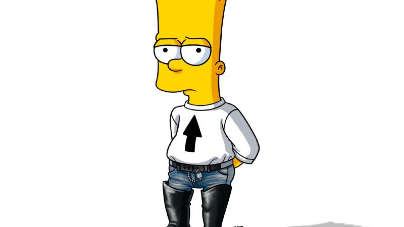 Los Simpson se convierten en símbolos de alta costura en una nueva colaboración con exclusiva marca de ropa