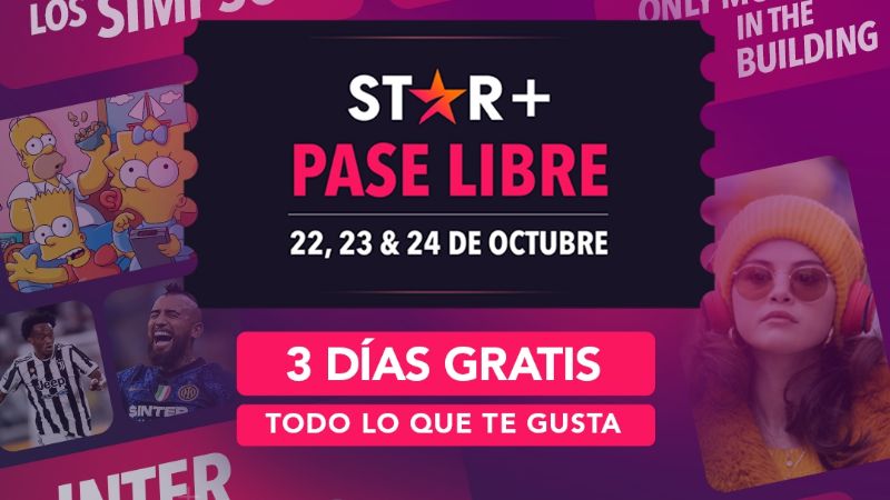 Star Plus estará Gratis por todo el fin de semana y podrás ver series y películas con el 'Pase libre'