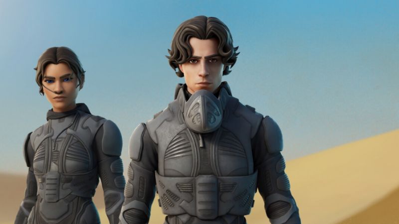 Las Skins de la película 'Dune' aterrizan en Fortnite para un nuevo crossover entre el cine y los videojuegos