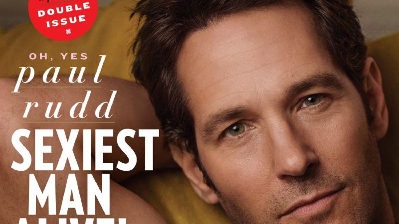 Paul Rudd reacciona al ser nombrado el hombre más sexy del mundo: 'Ayúdame, me estoy ahogando en sensualidad'