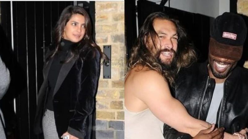 Promocionando la nueva 'Matrix Resurrections': Priyanka Chopra, Jason Momoa fueron vistos en un bar en Londres