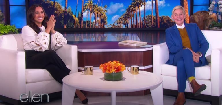 Meghan Markle y Ellen DeGeneres en Ellen Show