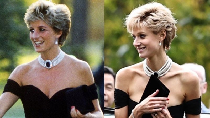 'The Crown' filma el momento del 'vestido de venganza' de la Princesa Diana con Elizabeth Debicki