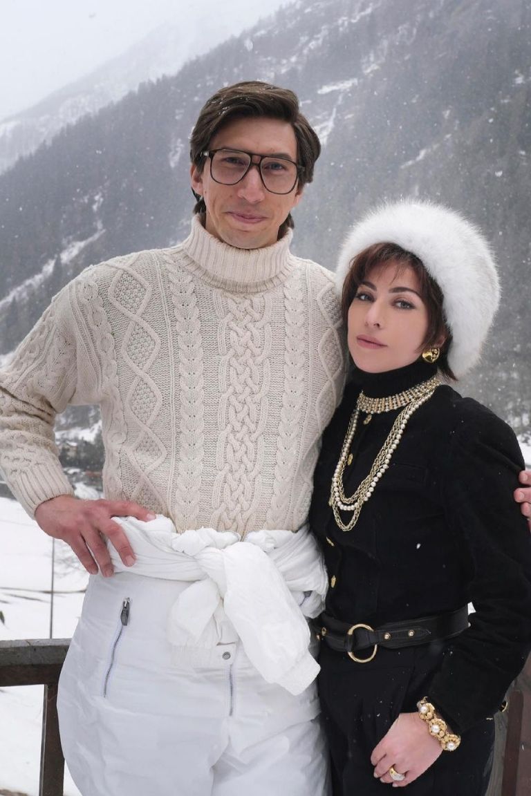 Adam Driver y Lady Gaga en House Of Gucci