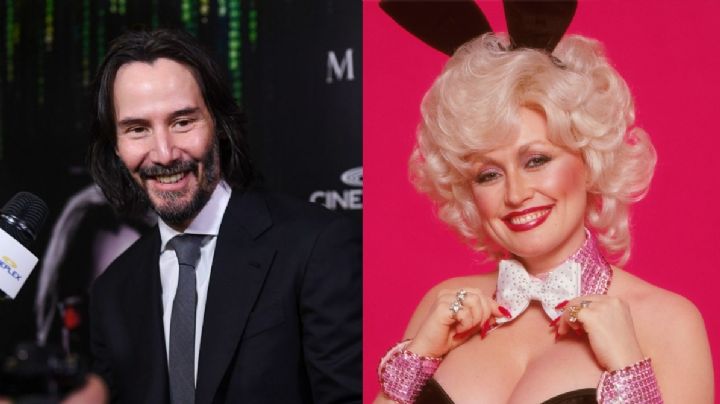 Keanu Reeves una vez usó el disfraz de conejita Playboy de Dolly Parton para Halloween