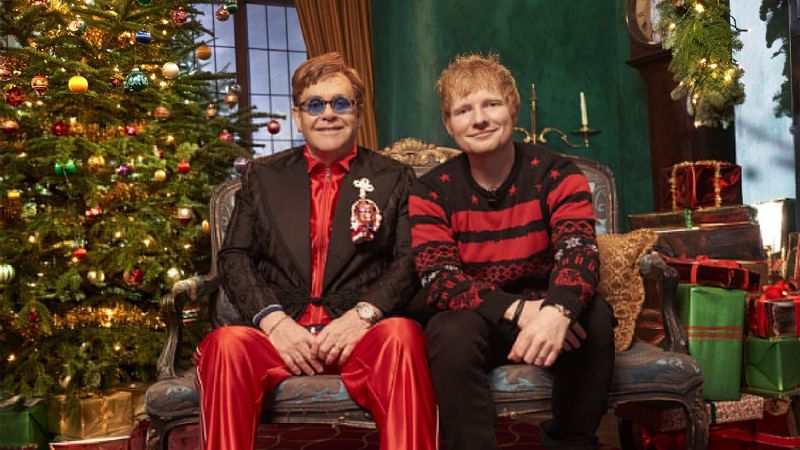 Ed Sheeran y Elton John lanzan nuevo MV navideño 'Merry Christmas'