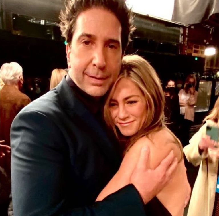 David Schwimmer y Jennifer Aniston