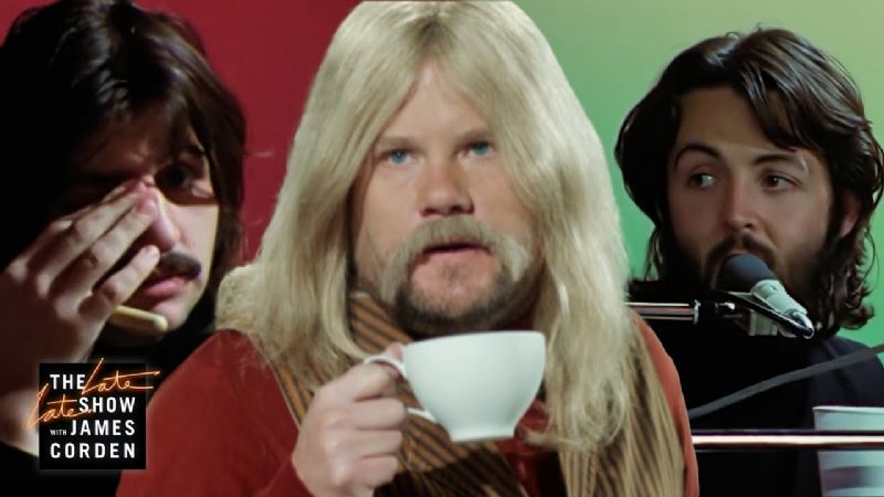 IMPERDIBLE: James Corden se une a la parodia de The Beatles como un quinto miembro 'emocional