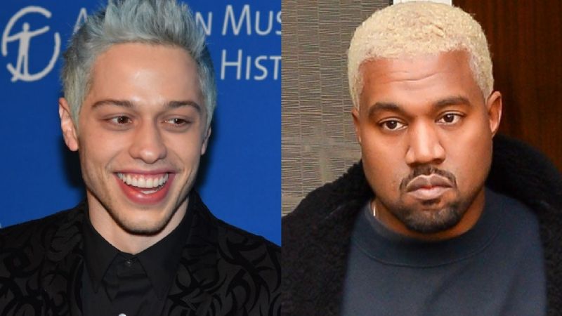 Pete Davidson encuentra 'hilarantes' las amenazas líricas de Kanye West