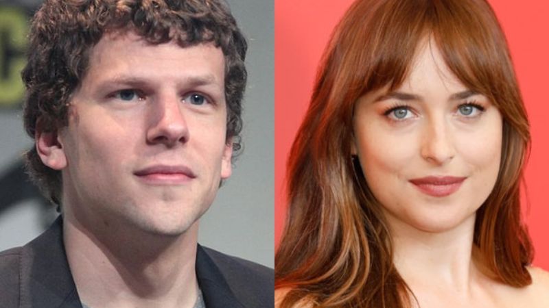 Dakota Johnson sobre el comportamiento "frío" de Jesse Eisenberg en el set