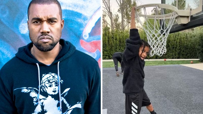 Kanye West publica una foto de su hijo Saint después de afirmar que Kim oculta a los niños