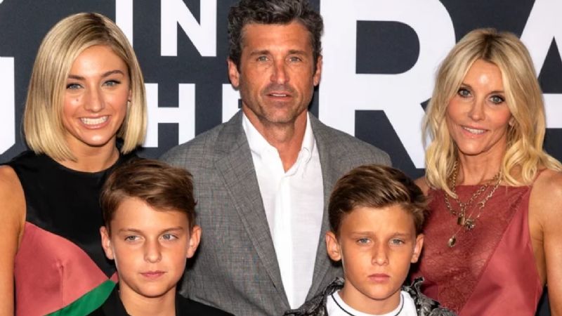 Los hijos gemelos de Patrick Dempsey se parecen a su padre famoso