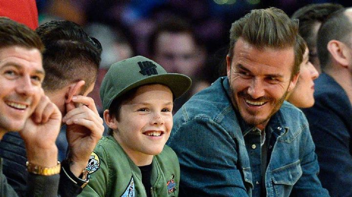 David Beckham comparte el video de su hijo Cruz cantando junto a Justin Bieber 'Love Yourself'