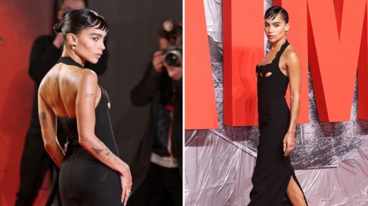 Zoë Kravitz deja a los fanáticos hechizados con su glamoroso look en el estreno de 'The Batman'