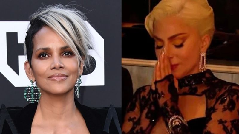 Lady Gaga rompe a llorar durante el inspirador discurso de Halle Berry en los Critics Choice Awards