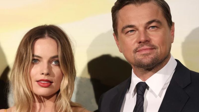 Lo que Margot Robbie dijo sobre besar a Leonardo DiCaprio