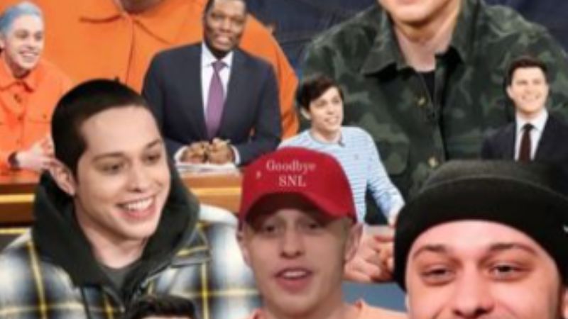 Kim Kardashian se pone creativa y le hace un collage a Pete Davidson en su día más difícil