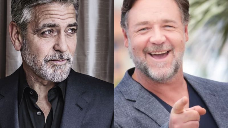 La verdad sobre la enemistad entre George Clooney y Russell Crowe