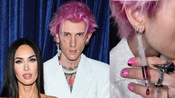 Locos de amor: Machine Gun Kelly crea un arete de jeringa lleno de sangre con su prometida Megan Fox