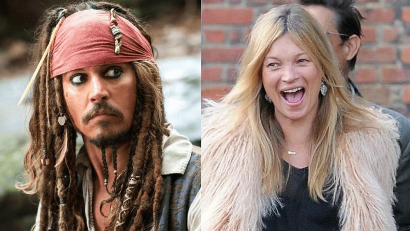 ¿La ex de Johnny Depp, Kate Moss, copia el estilo del actor después del juicio de Amber Heard?