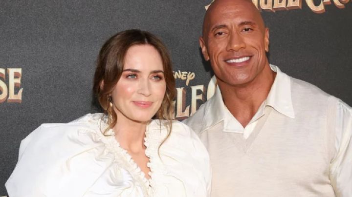 ¿Emily Blunt y Dwayne Johnson son amigos en la vida real?