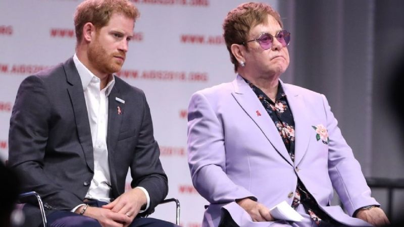 El DESACUERDO que una vez tuvo el príncipe Harry con Elton John