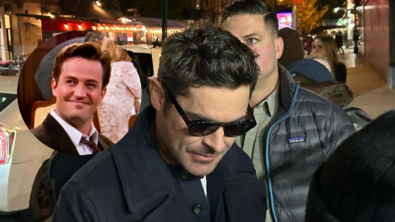 Zac Efron rompió el silencio sobre la idea de interpretar a Matthew Perry en su película autobiográfica