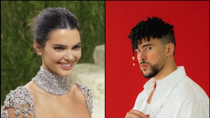 A los besos pillaron a Bad Bunny con Kendall Jenner y ya se habla de un nuevo romance explosivo