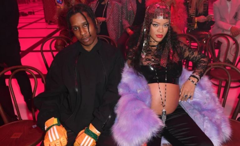 A$AP Rocky junto a Rihanna embarazada