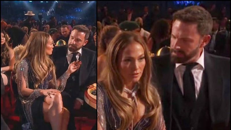 SE SUPO TODO: Esto es lo que se dijeron Jennifer Lopez y Ben Affleck durante su TENSO momento en los Grammy