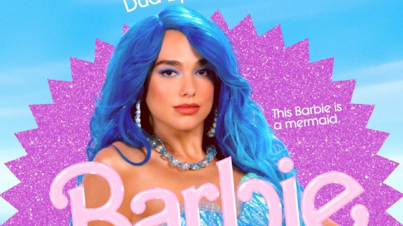 Dua Lipa interpretará a la sirena de cabello azul en la película 'Barbie'